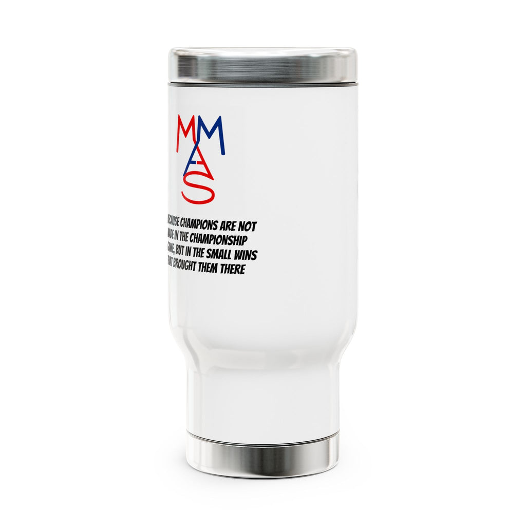 Stainless Steel Travel Mug with Handle, 14oz