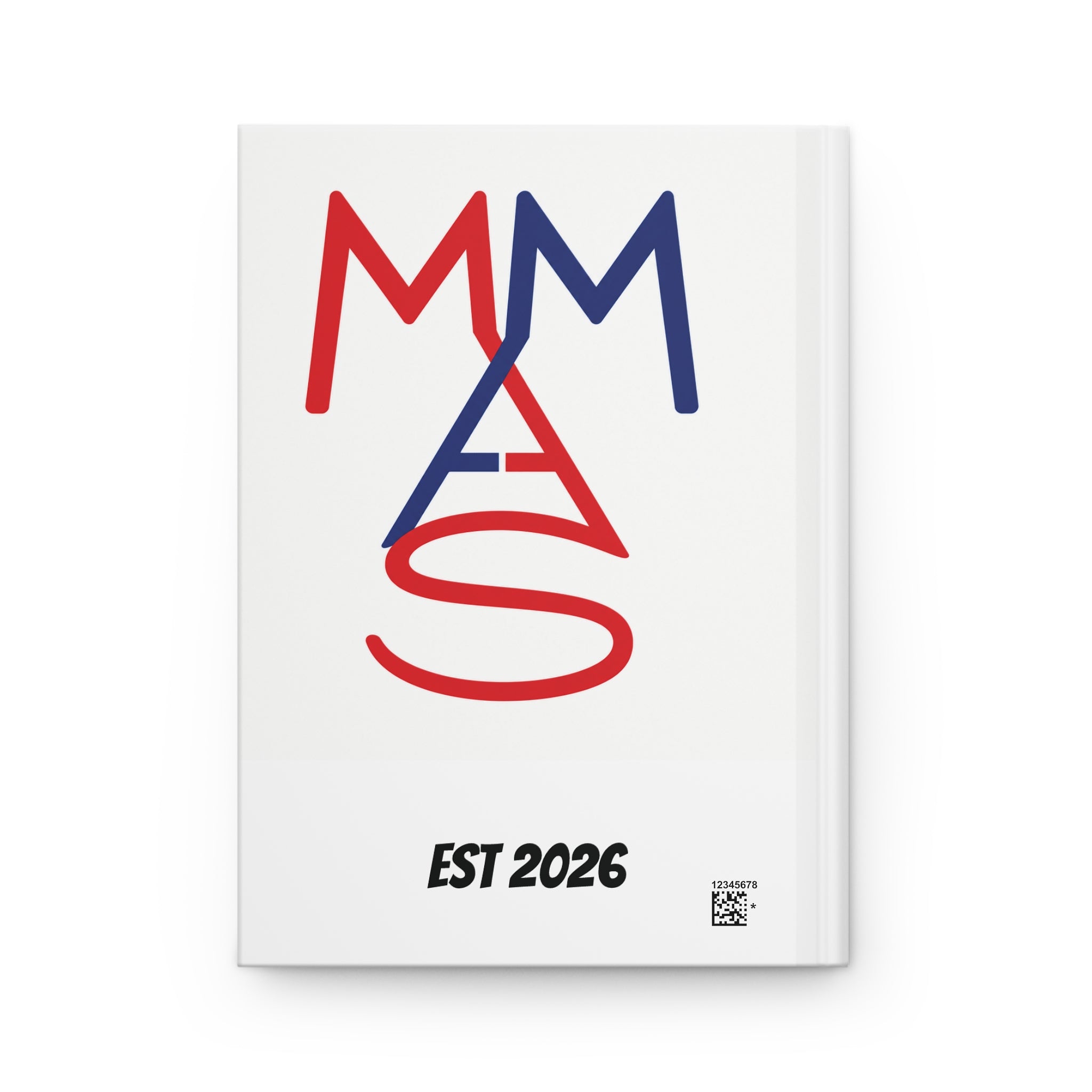 MMAS Logo Motivational Quote Hardcover Journal | Champions Are Not Made